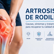 Artrosis de rodilla: causas, síntomas y tratamientos para recuperar la calidad de vida